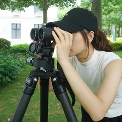 Binoculars Tripod Adapter Bracket for Telescope 1/4 Inch Threading Standard Fits for Universal
