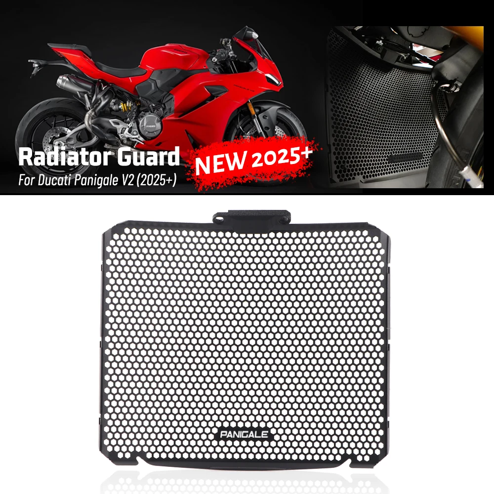 

Aluminum Motorcycle Radiator Grille Guard Protector For Ducati Panigale V2 V2S 2025+ Panigale V2 Radiator Protection