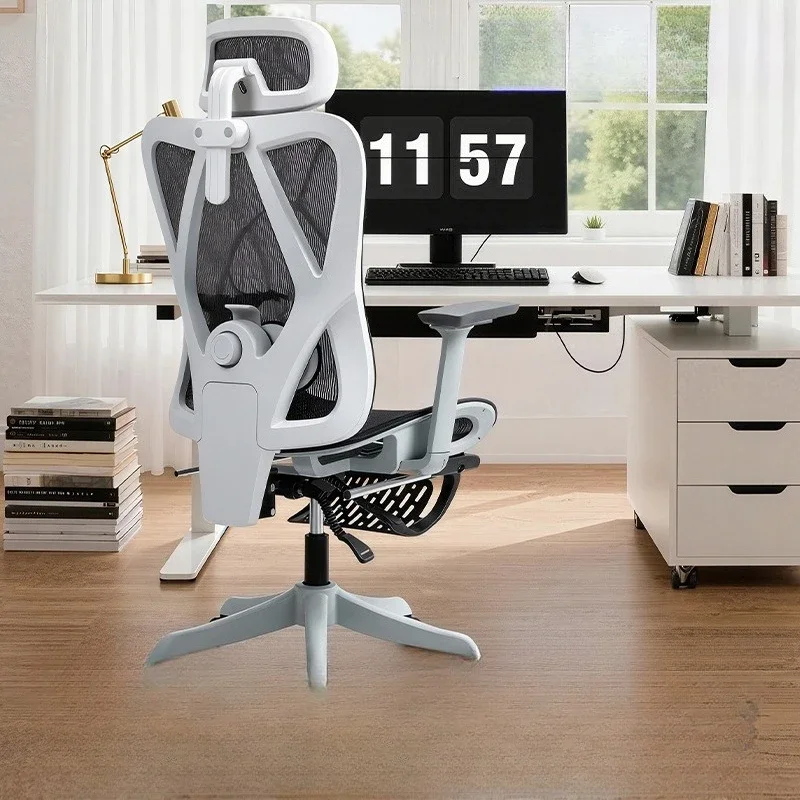 Ergonomic office chair Comfortable lazy reclining dormitory mesh computer chairsturdy and durable sturdy and durable view 2