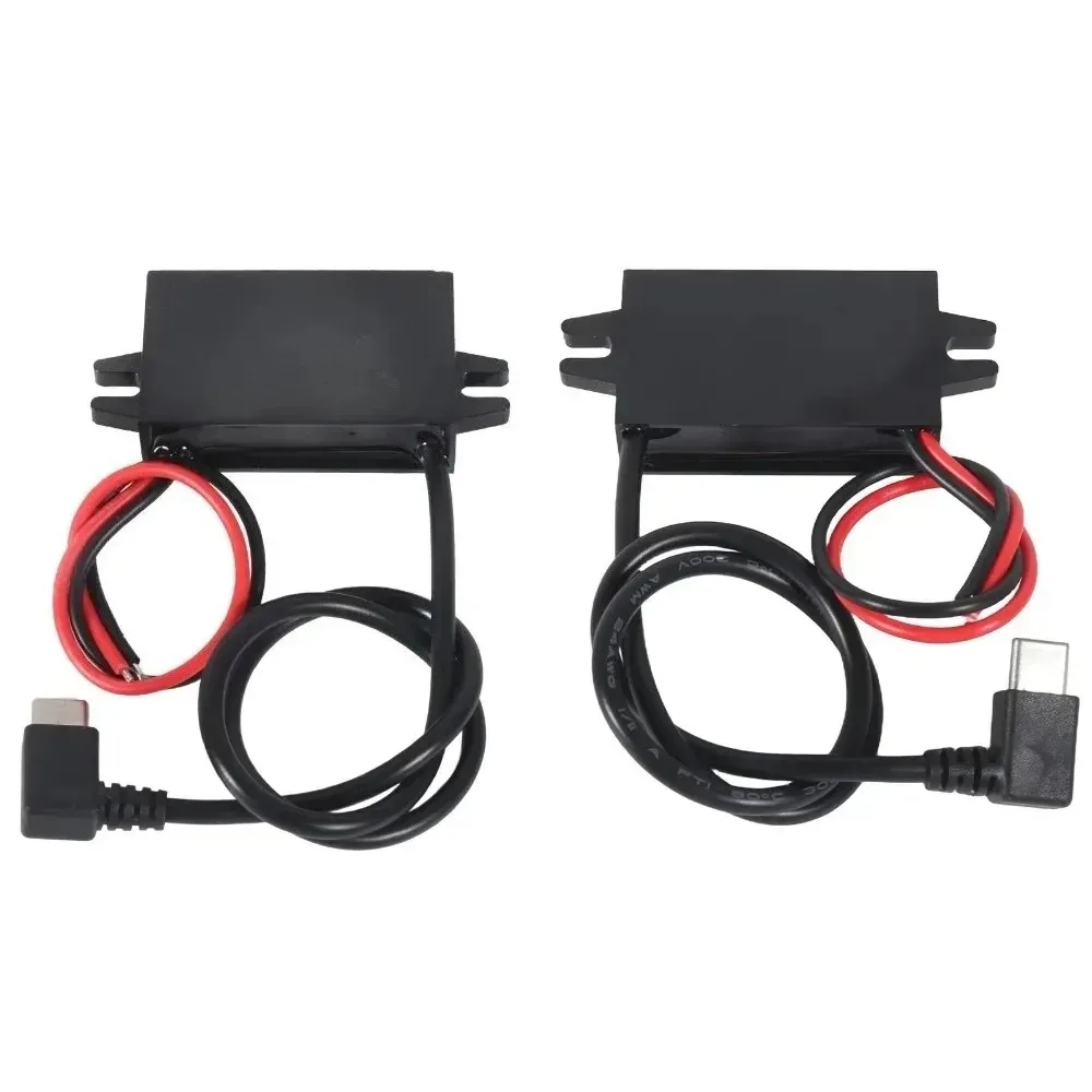 12V24V Step Down to 5V 3A Power Adapter DC-DC Buck Module USB-A Female/Type C/Dual USB/Open Wire Connector Waterproof Converter
