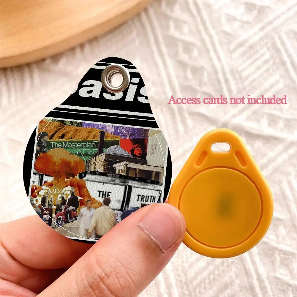 Band T-the R-rain Cool O-oasis Waterdrop Aped N Acc Control Card Holder For Vehicles Public Transport Keychain Protective Cover
