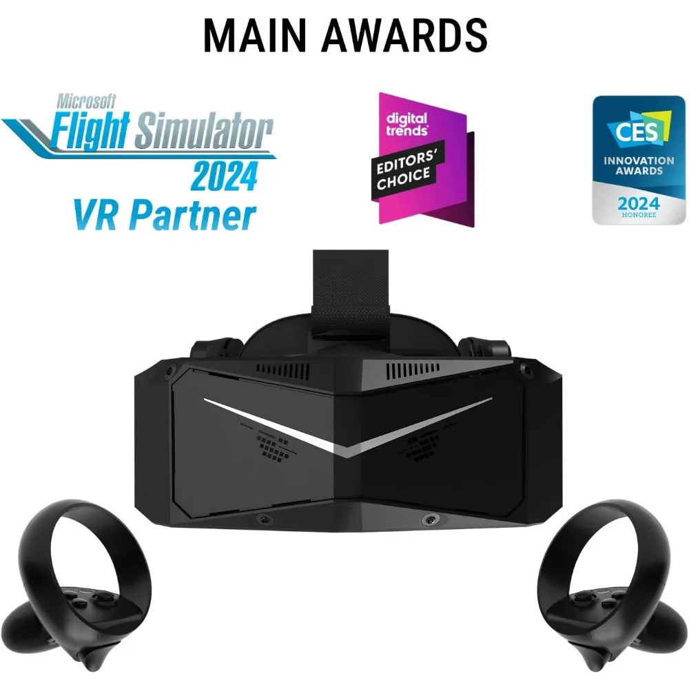 

Crystal Light VR Headset with Controllers, Prime Version - 8K QLED with Local-Dimming, Lightweight & Comfortable Compatible