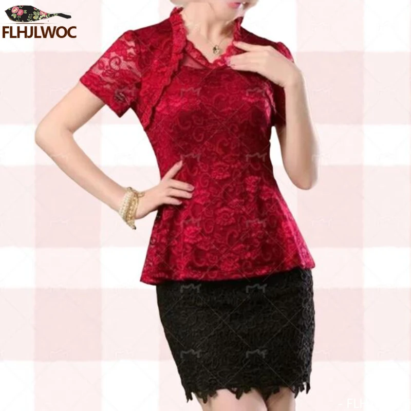 

Ruffles Hollow Out White Lace Tops Blusas 2024 Woman Cute Girls Japan Style Girls Retro Vintage Mesh Peplum Top Short Shirts