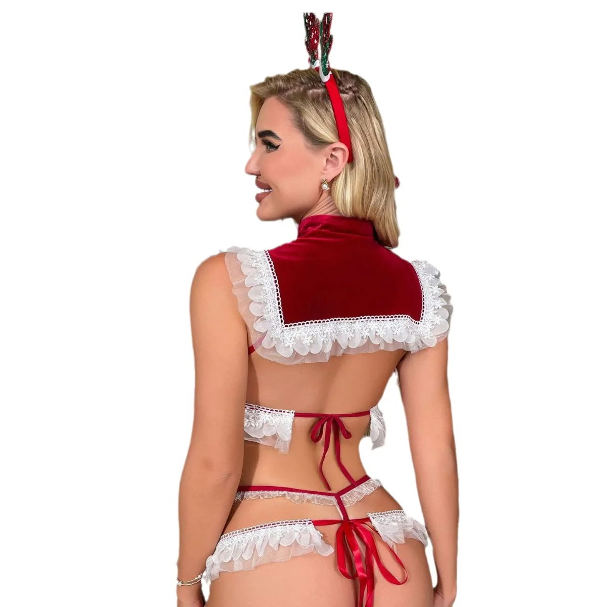 Sexy Lingerie Christmas Themed Sexy Small Breasted Bunny Girl Pajamas Pure Yet Seductive Uniform Full of Passion