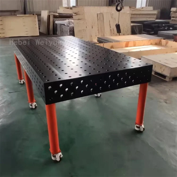 

Manufacturer Cast Iron Plate 3D Welding Table with Calmps and Fixtures Essential Equipment for Professional Welding