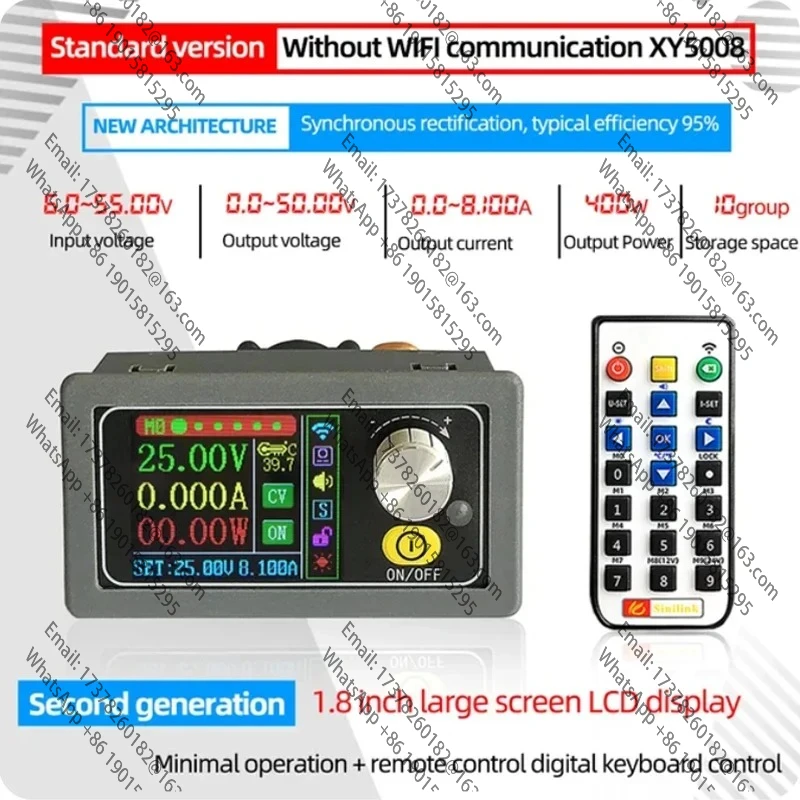 XY5008/XY5008W ΠΠΎΠ½ΠΈΠΆΠ°ΡΡΠΈΠΉ ΠΏΡΠ΅ΠΎΠ±ΡΠ°Π·ΠΎΠ²Π°ΡΠ΅Π»Ρ ΠΏΠΎΡΡΠΎΡΠ½Π½ΠΎΠ³ΠΎ ΡΠΎΠΊΠ° Π Π΅Π³ΡΠ»ΠΈΡΡΠ΅ΠΌΡΠΉ CC CV 50 Π 8 Π 400 ΠΡ ΠΠΎΠ΄ΡΠ»Ρ ΠΏΠΈΡΠ°Π½ΠΈΡ WIFI APP Π Π΅Π³ΡΠ»ΡΡΠΎΡ ΠΏΠ΅ΡΠ΅ΠΌΠ΅Π½Π½ΠΎΠ³ΠΎ ΠΏΠΎΠ½ΠΈΠΆΠ°ΡΡΠ΅Π³ΠΎ Π½Π°ΠΏΡΡΠΆΠ΅Π½ΠΈΡ XY5008/XY5008W ΠΠΎΠ½ΠΈΠΆΠ°ΡΡΠΈΠΉ ΠΏΡΠ΅ΠΎΠ±ΡΠ°Π·ΠΎΠ²Π°ΡΠ΅Π»Ρ ΠΏΠΎΡΡΠΎΡΠ½Π½ΠΎΠ³ΠΎ ΡΠΎΠΊΠ° Π Π΅Π³ΡΠ»ΠΈΡΡΠ΅ΠΌΡΠΉ CC CV 50 Π 8 Π 400 ΠΡ ΠΠΎΠ΄ΡΠ»Ρ ΠΏΠΈΡΠ°Π½ΠΈΡ WIFI APP Π Π΅Π³ΡΠ»ΡΡΠΎΡ ΠΏΠ΅ΡΠ΅ΠΌΠ΅Π½Π½ΠΎΠ³ΠΎ ΠΏΠΎΠ½ΠΈΠΆΠ°ΡΡΠ΅Π³ΠΎ Π½Π°ΠΏΡΡΠΆΠ΅Π½ΠΈΡ