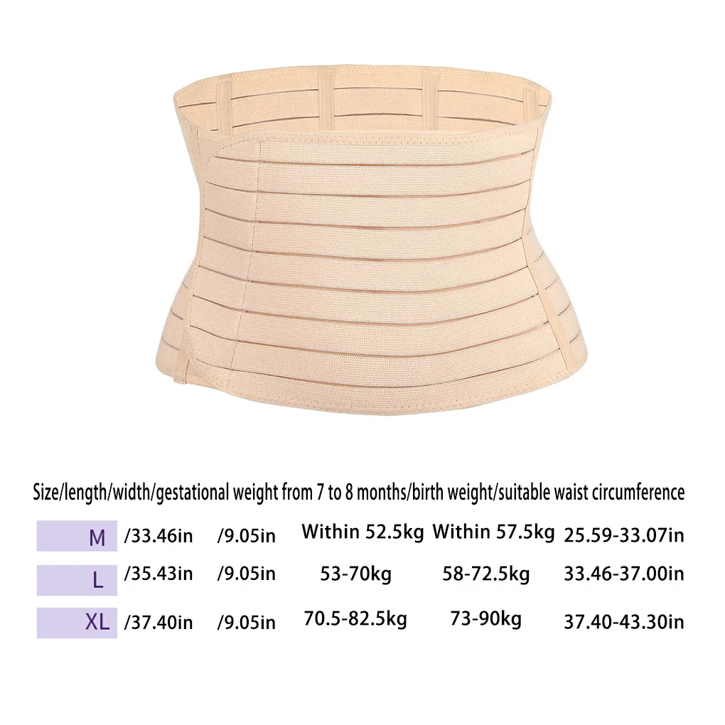 Belly Bands Women Shapewear Pregnancy Belt Washable Shaping Bands L