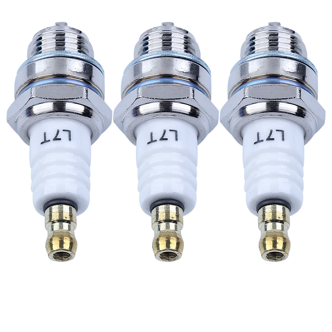 Imagem -02 - Spark Plug L7t Stroke para Motor Trimmer Cortador de Grama Cortador de Escova Garden Tool Parts Pcs por Lote