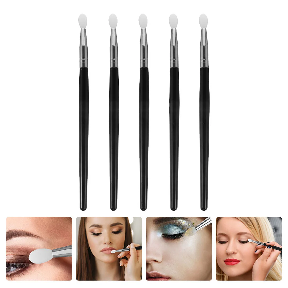 

5Pcs Silicone Lip Mask Brushes Lightweight Portable Makeup Lipstick Applicators for Lip Balm Gloss Cream Use