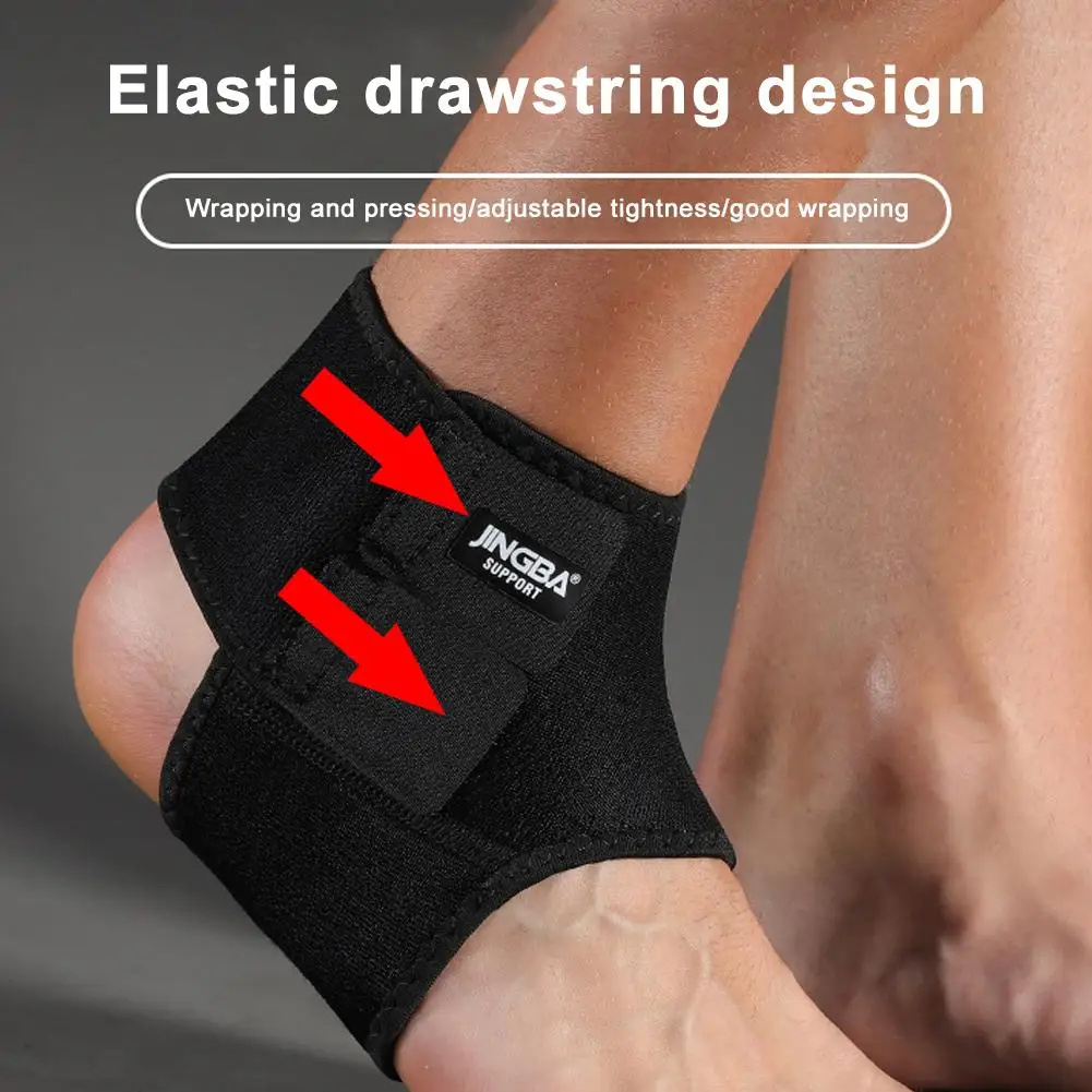 Adjustable Compression Ankle Support Men & Women Black Strong Breathable Protection Ankle Ankle Sports Brace Basketball M6H5