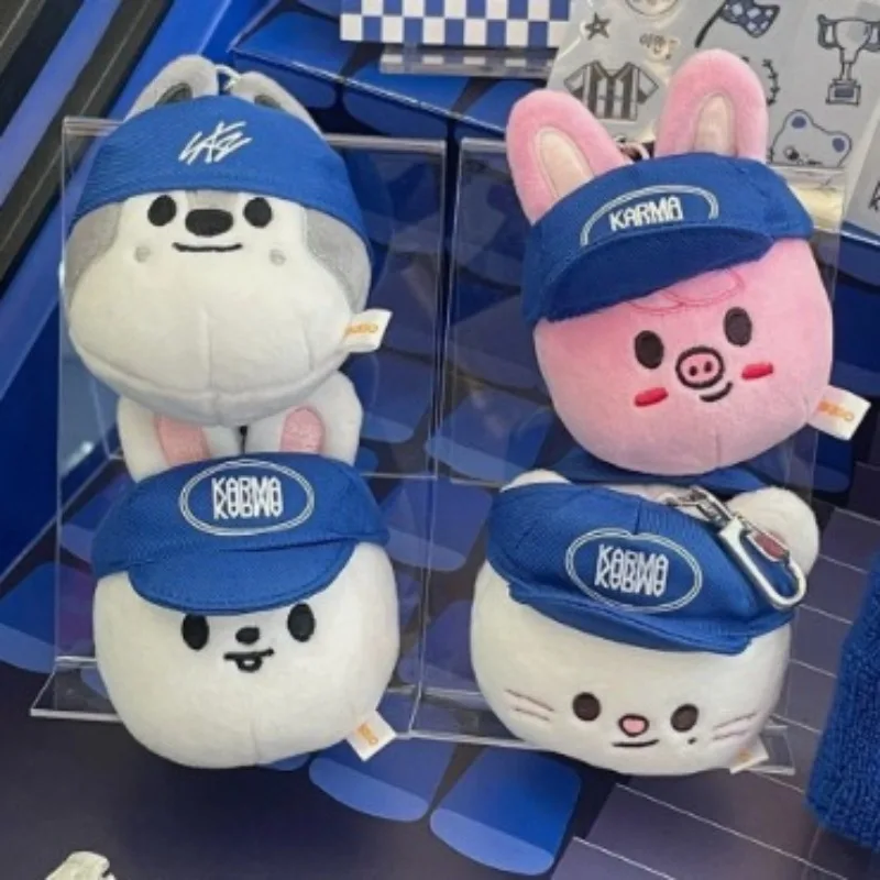9cm SKZOO Keychain Plush Toy Keyring Goods Plush Key Chain Key Ring Plushies Merch Stuffed Animal Soft Toy Accessories Gift