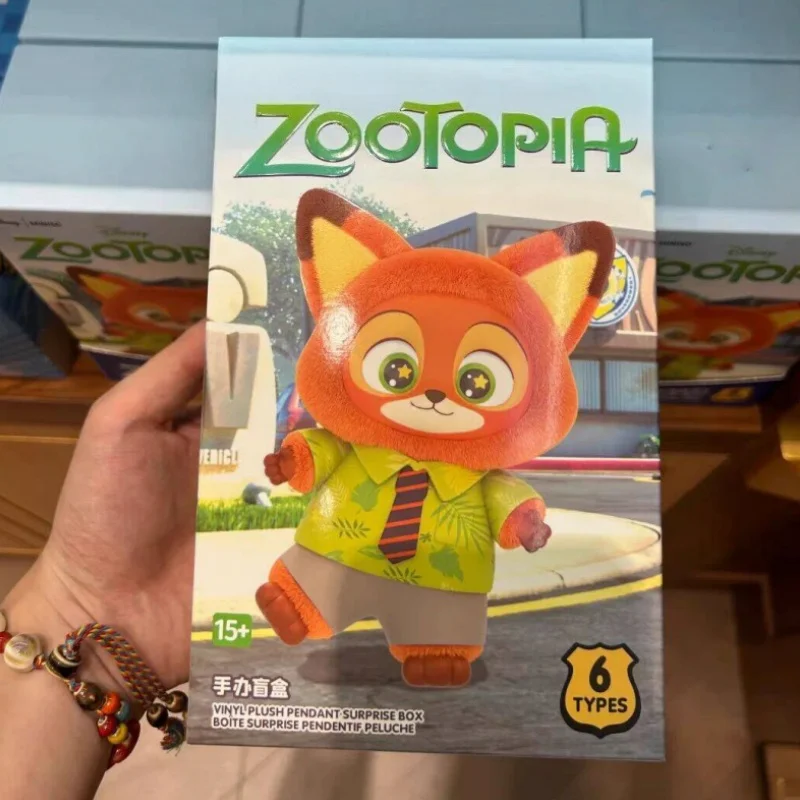 

Zootopia Blind Box Cute Nick Judy Action Figure Zootopia Plush Vinyl Doll Mystery Box Cartoon Anime Figures Collection Model Toy