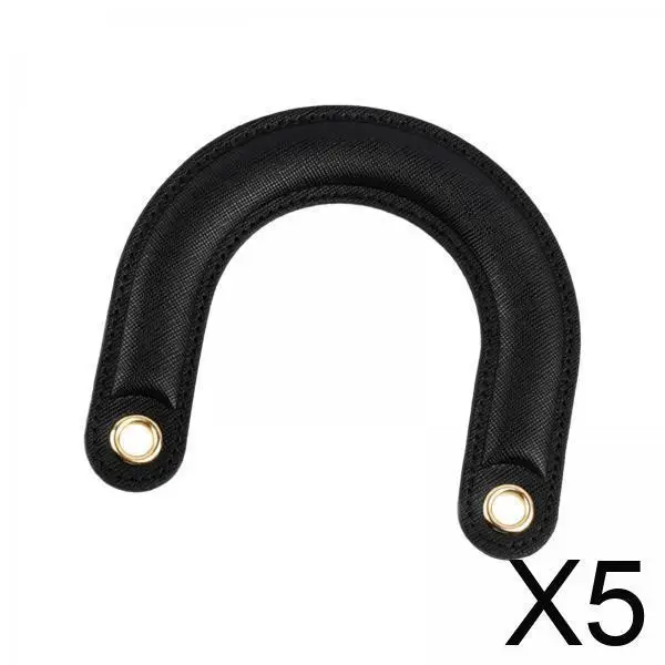 

Metal Buckle PU Leather U Shape Handles for Top Handle Bags Handmade Purse Accessories DIY Luxury Brand Bag Materials