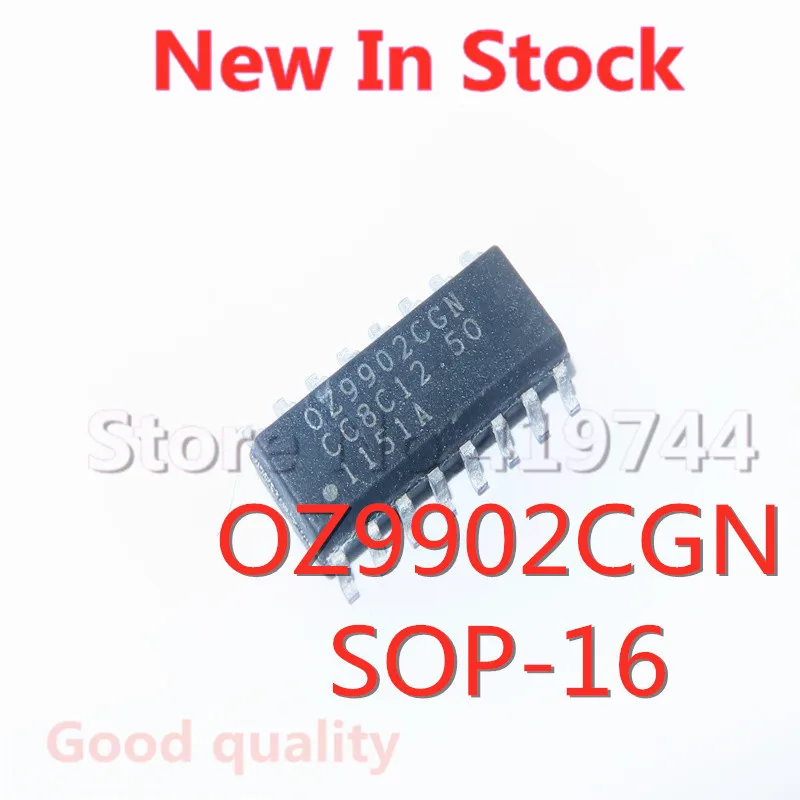 5PCS/LOT OZ9902CGN OZ9902 SOP-16 SMD LCD power chip In Stock NEW original IC