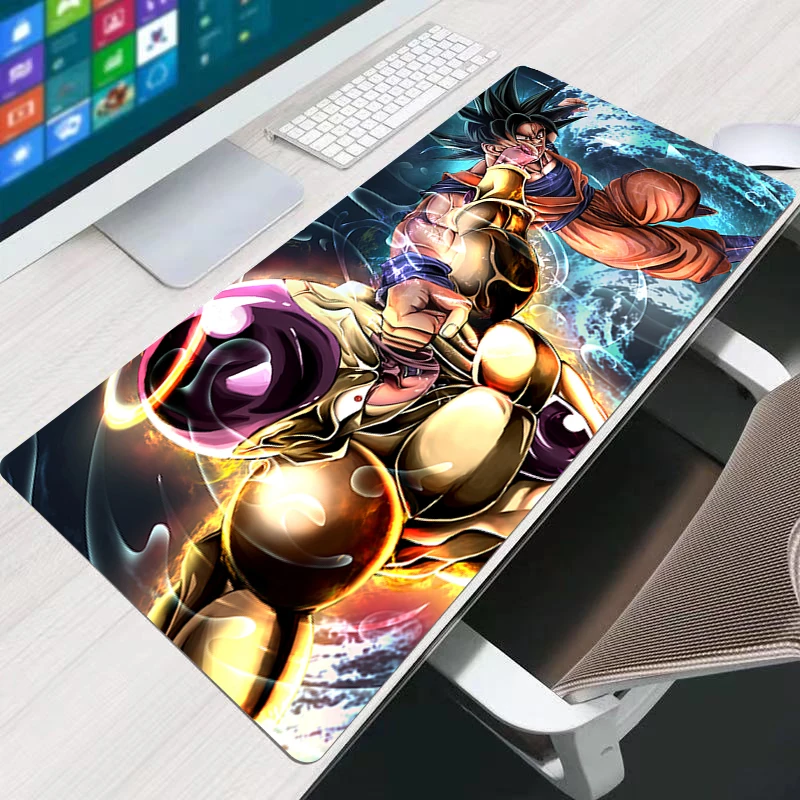 

Коврик для мыши 90x40 см, игровые аксессуары в стиле аниме, коврик для мыши DBZ Dragon Ball Frieza, большой коврик для компьютерной клавиатуры, настольный коврик Varmilo