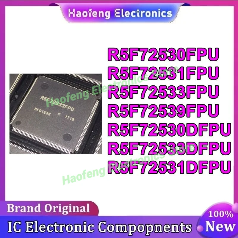 R5F72530FPU R5F72530DFPU R5F72531FPU R5F72531DFPU R5F72533FPU R5F72533DFPU R5F72539FPU QFP-176 Microcontroller chip