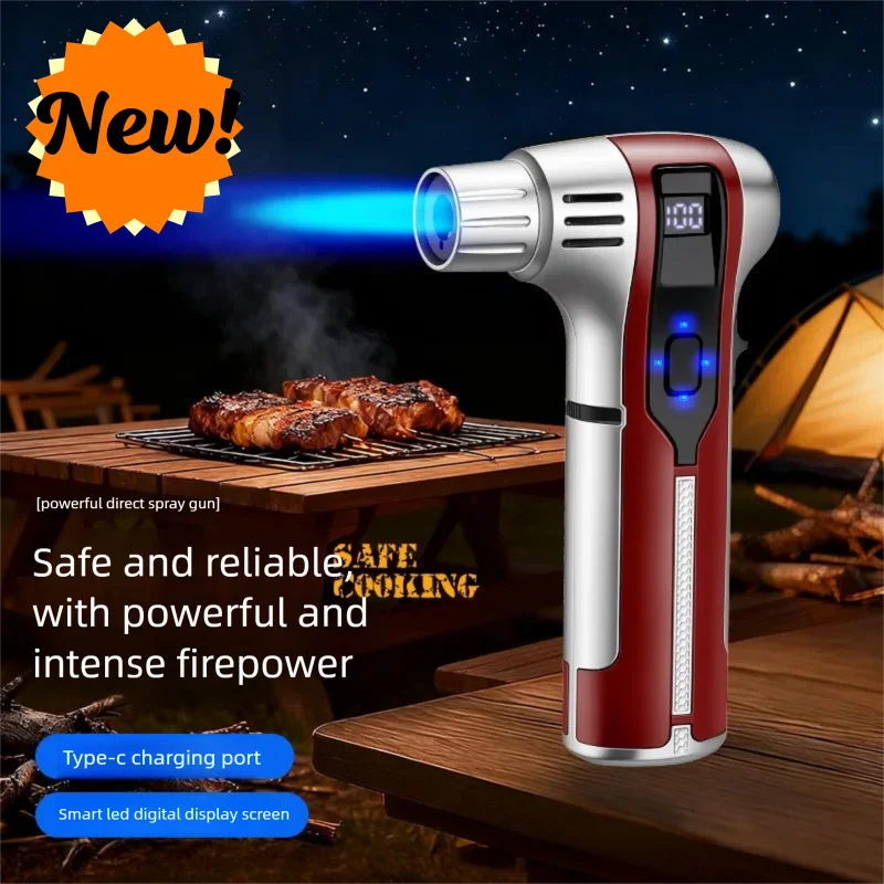 

HFHJ-2016， High temperature, handheld welding gun, windproof, inflatable, moxibustion cigar, barbecue, durable, lighter