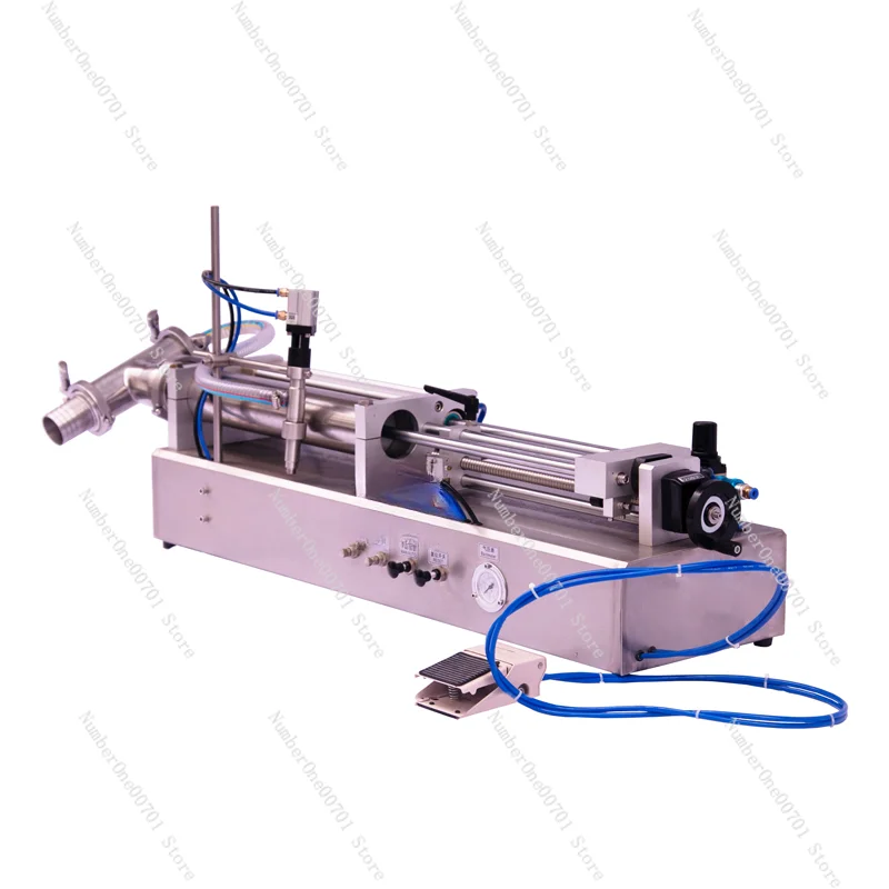 Pneumatic Horizontal Filling Machine Laundry Detergent Detergent Liquid Automatic Quantitative Canned Paste Honey Filling Machin