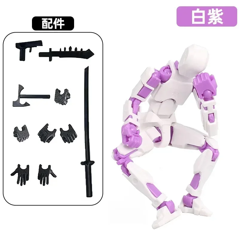 13 Action Figure Titan Multi-Jointed Beweegbare Shapeshift Robot T13 Action Mannequin Karakter en Hond Figuur Speelgoed cadeaus voor kinderen