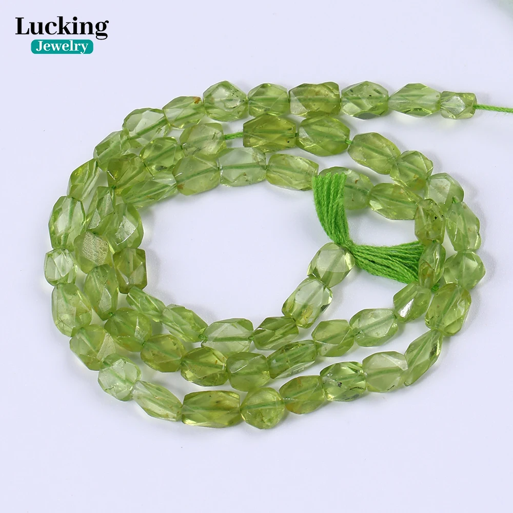

A++ Natural Green Peridot 4-5mm Diamond Faceted Beads for Jewelry Making Healing Crystal DIY Handmade Bracelet Necklace