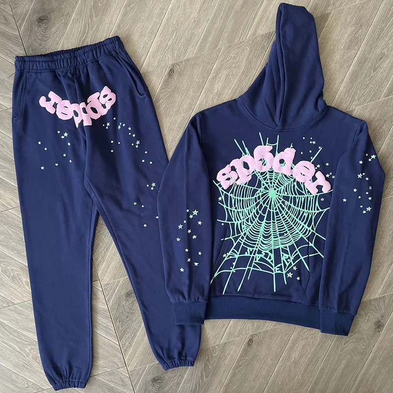 

Men's Hoodie Pants Set Casual Long Sve Sweatirt Trousers Spring Youth Faion Comfortable Breathable Sports Outfit