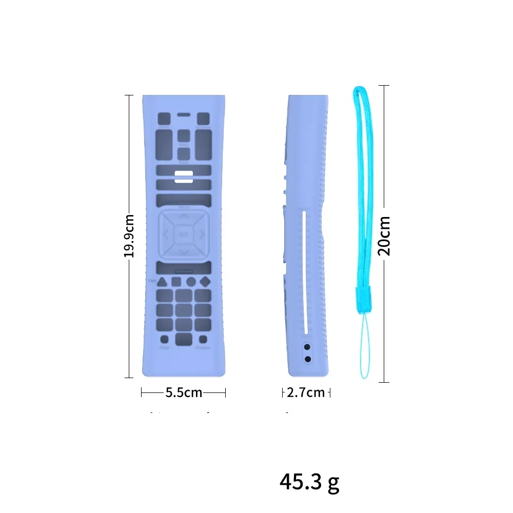 Protective Silicone Remote Case For xfinity xr11 Remote Controls Protective Case Simple Dustproof Protective Sleeve with Lanyard