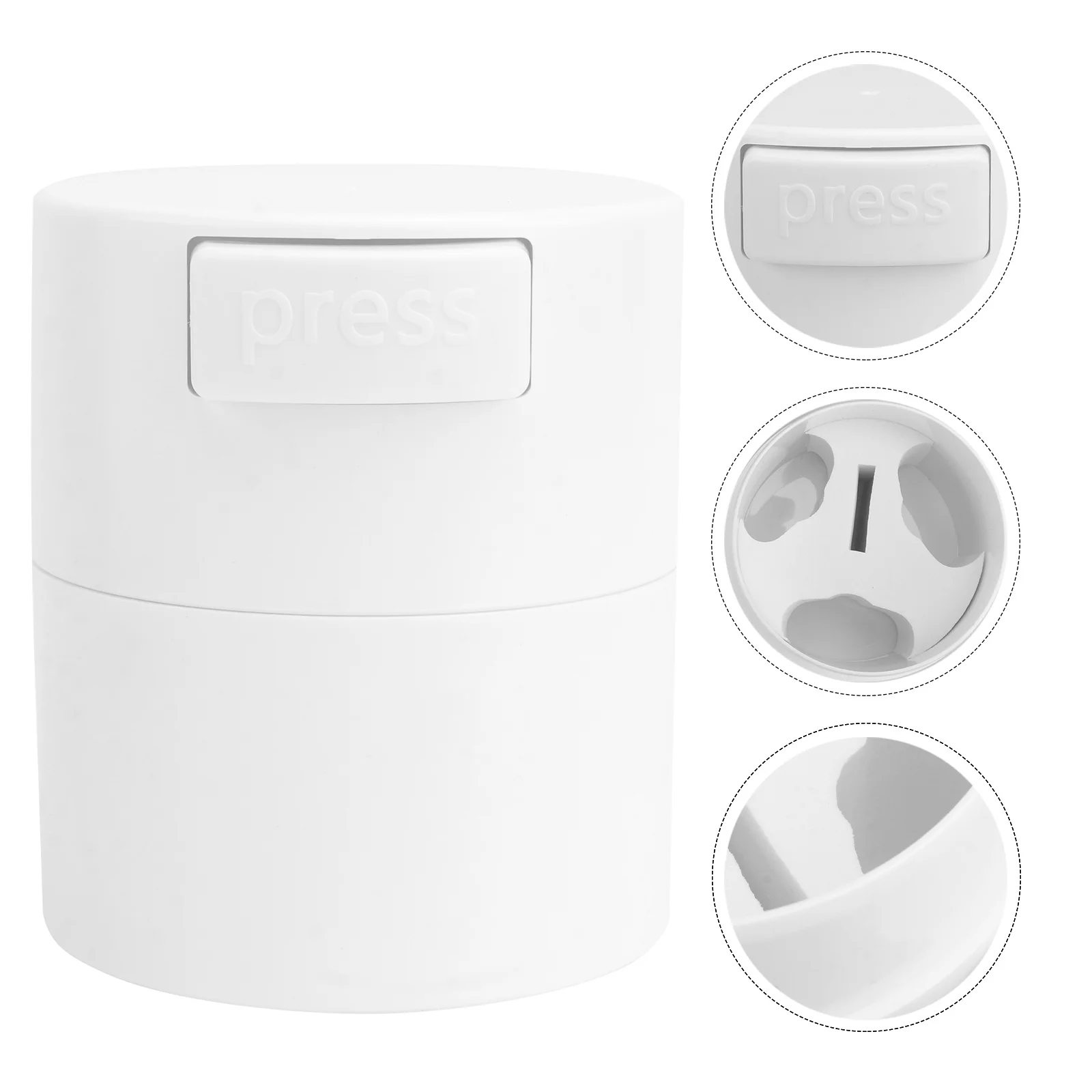 

1pc Eyelash Glue Storage Box Waterproof Portable Container For Adhesive Preservation Large Capacity Jar Travel Friendly Eyelash