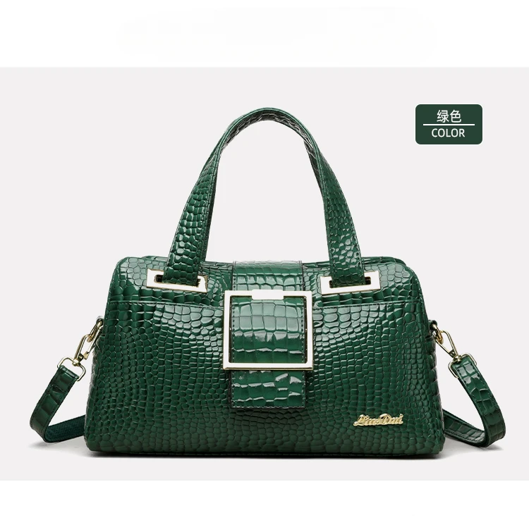 Luxury Crocodile Patterned Handbag Hot Selling Creative Design Women's Crossbody Bag 2026 Valentine's Day New Women's Bag