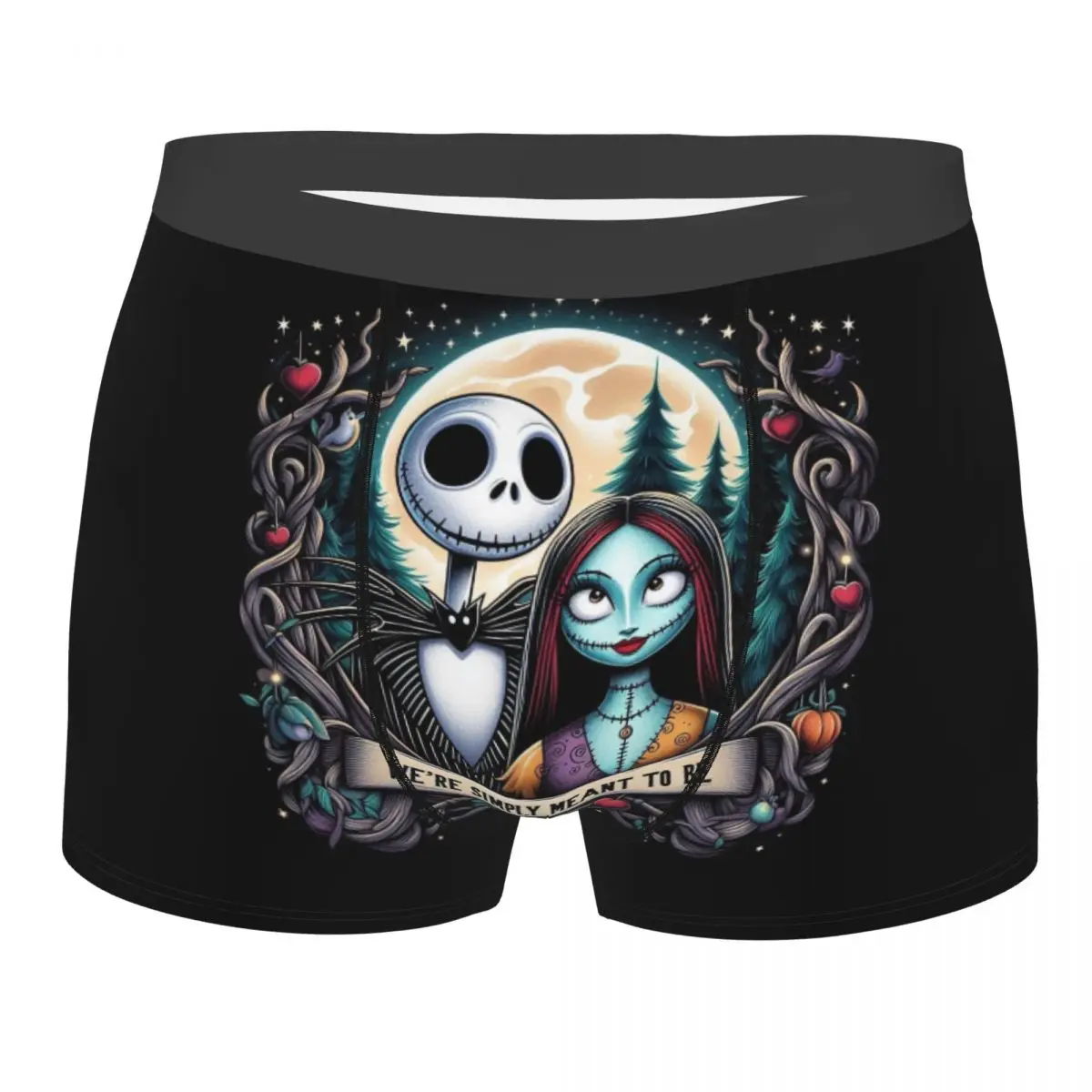 

Male Cool Nightmare Before Christmas Jack Sally Underwear Boxer Briefs Men Stretch Shorts Underpants