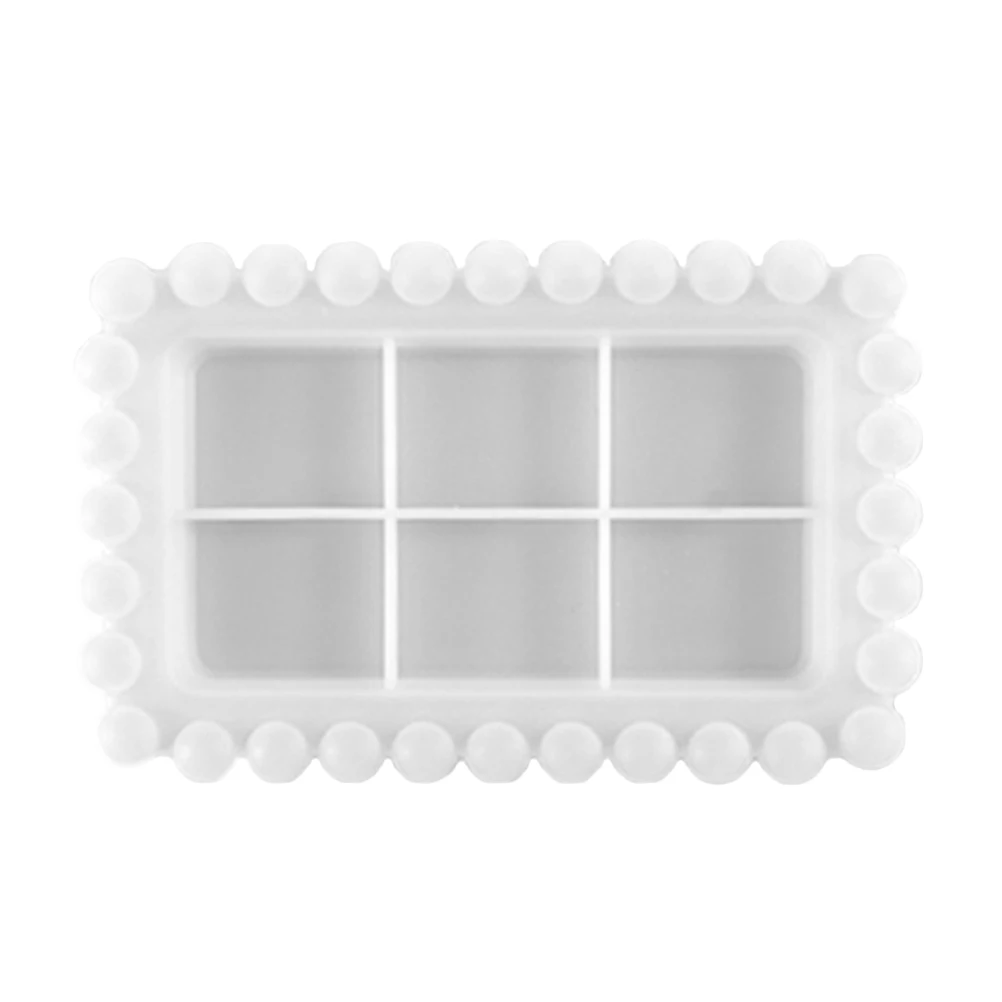 

Crystal Epoxy Mold Tray Storage Plate Reverse Molding Silicone DIY Handmade Jewelry Display Tool Easy Clean High Quality