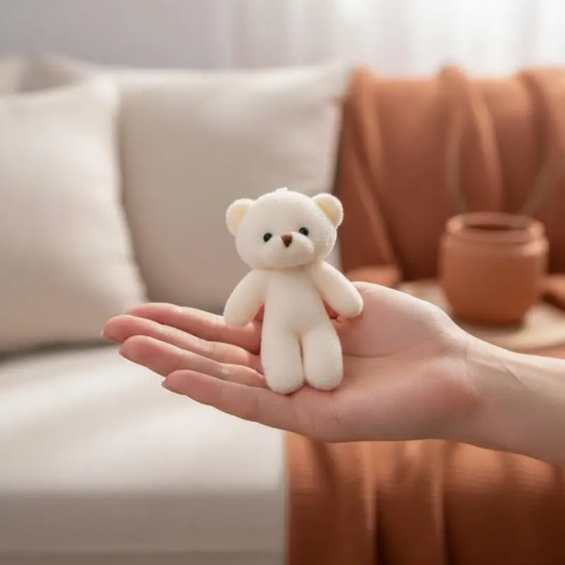 Mini Plush Carton Bear Handmade DIY Accessory Set for Girls Gift Bag Party Favor CollectionHot image 4