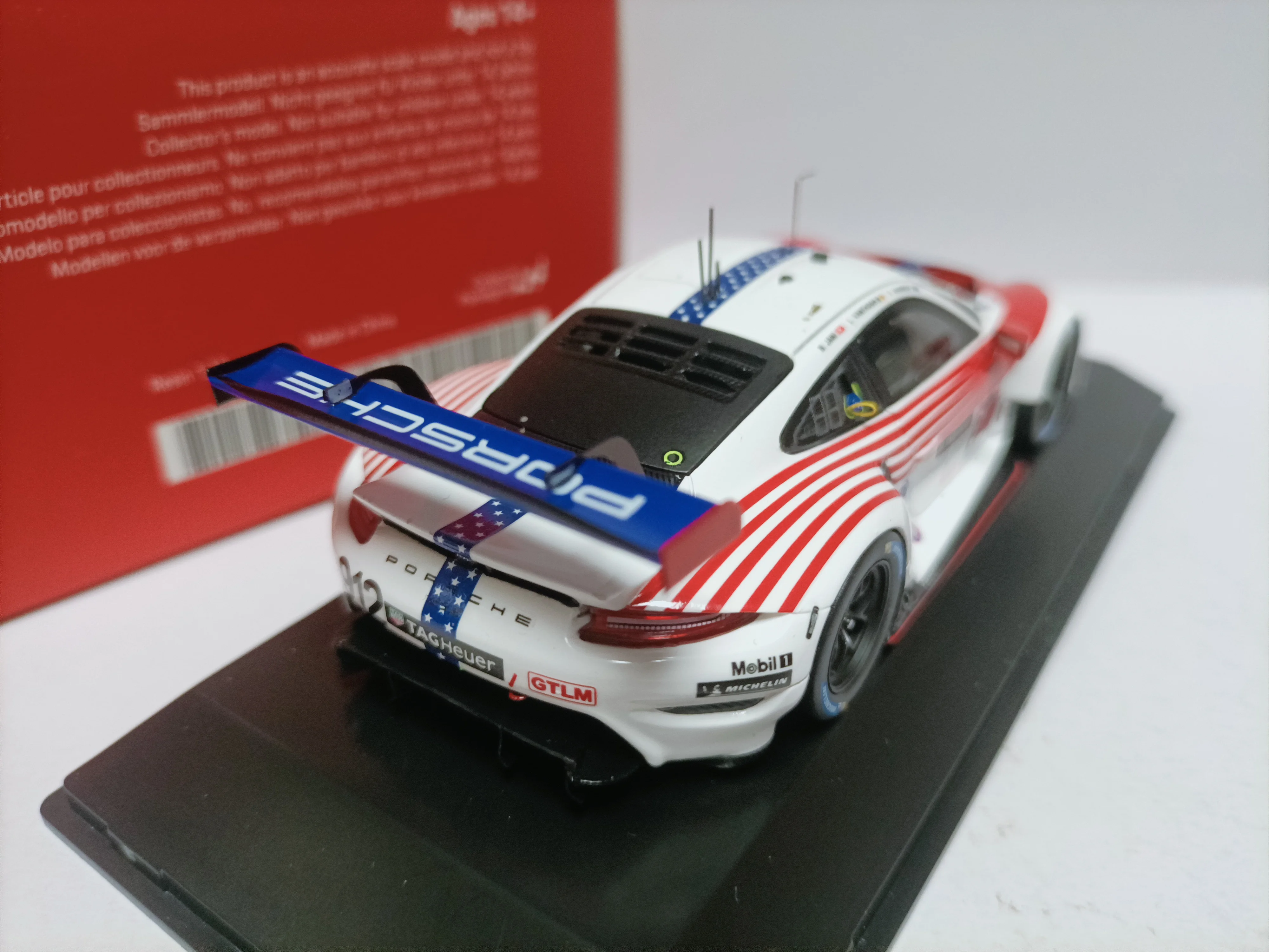 Spark 1 43 Original Porsche Bailing Station Racing Model 911 RSR IMSA Sebring 2020