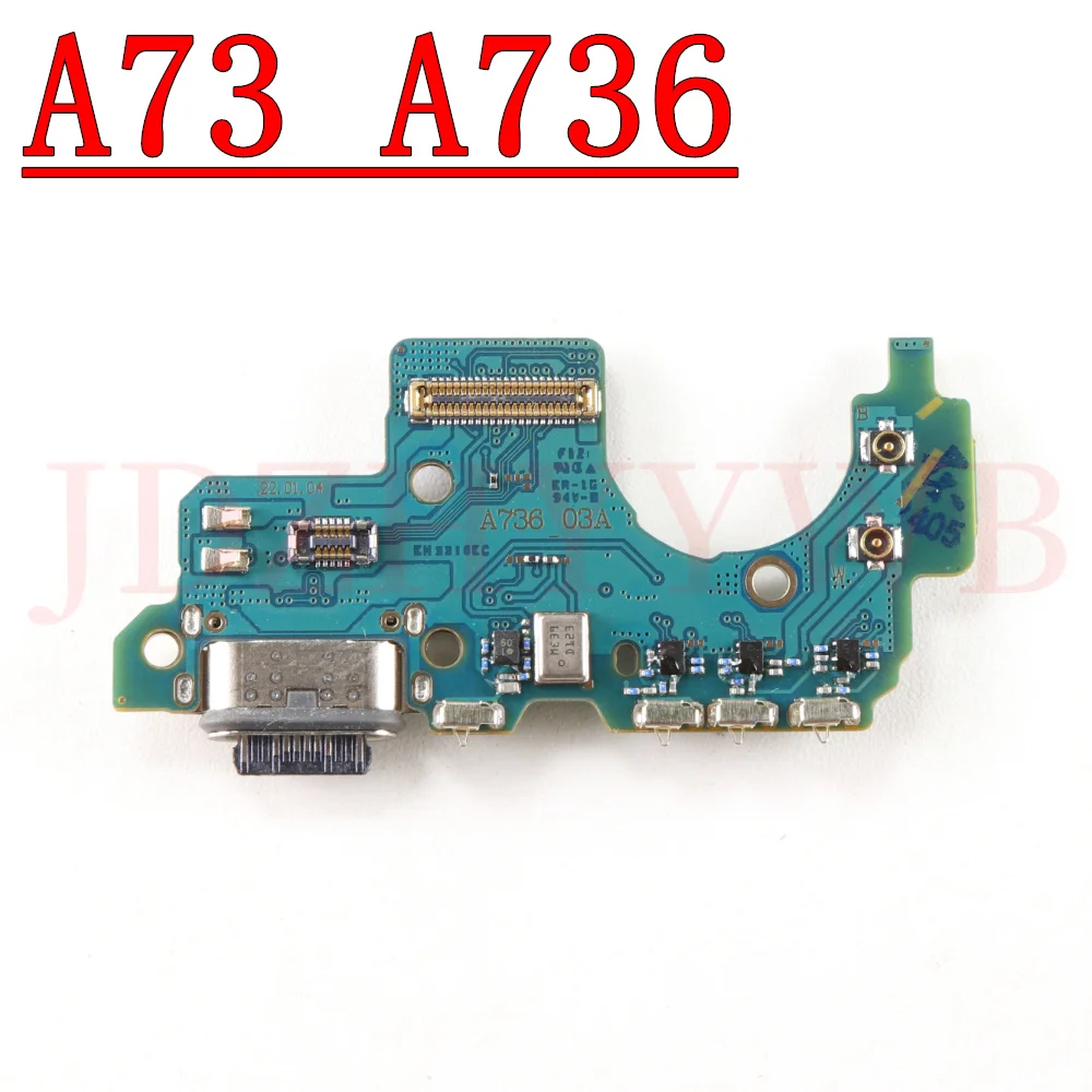 USB Charge Port Jack Dock Connector Charging Board LCD Motherboard Main Flex Cable For Samsung Galaxy A73 5G SM-A736B/DS