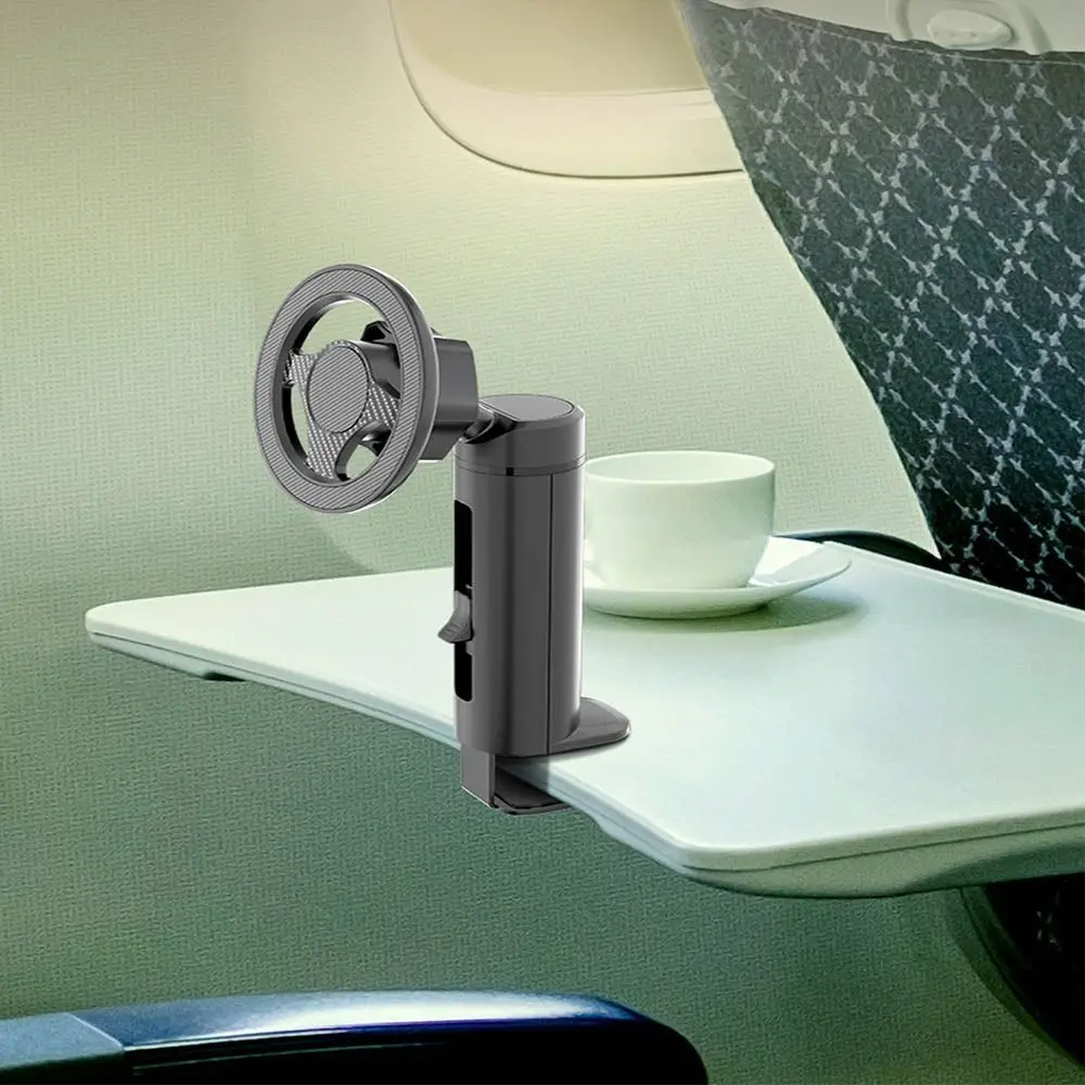 

Foldable Magnetic Phone Holder Adjustable Easy Installation Desk Phone Mount Rotatable Non-slip Desk Selfie Stand Car Back Seat