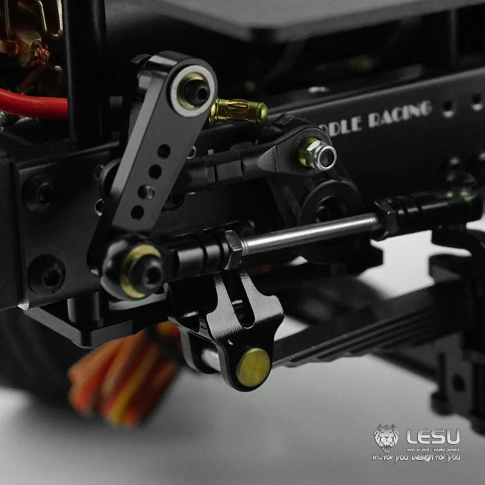 RC 1/14 LESU Lenkservo-Teile für Tamiya Hydraulikbagger Lader Muldenkipper für SCANIA MAN VOLVO Anhänger Kipper DIY-Teile – Detail 5