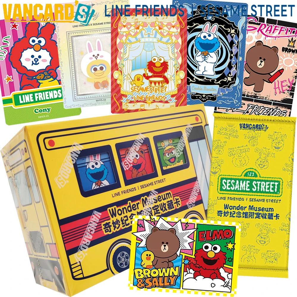 

Official VANCARD'S Sesame Street Collection Cards American Classic Children's Education Animation IP High Quality Cards Fun Gift