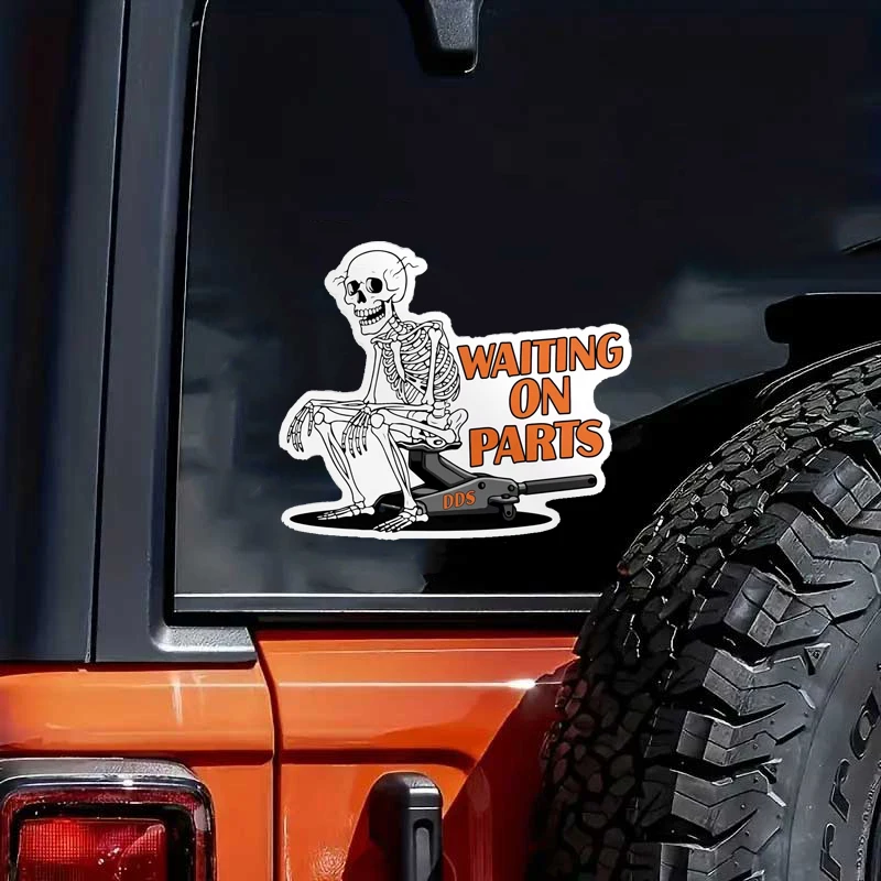 

«О ожидание запчастей» сарказм забавный механик череп виниловая наклейка водостойкие автомобильные наклейки наклейки на мотоцикл наклейки для ноутбука