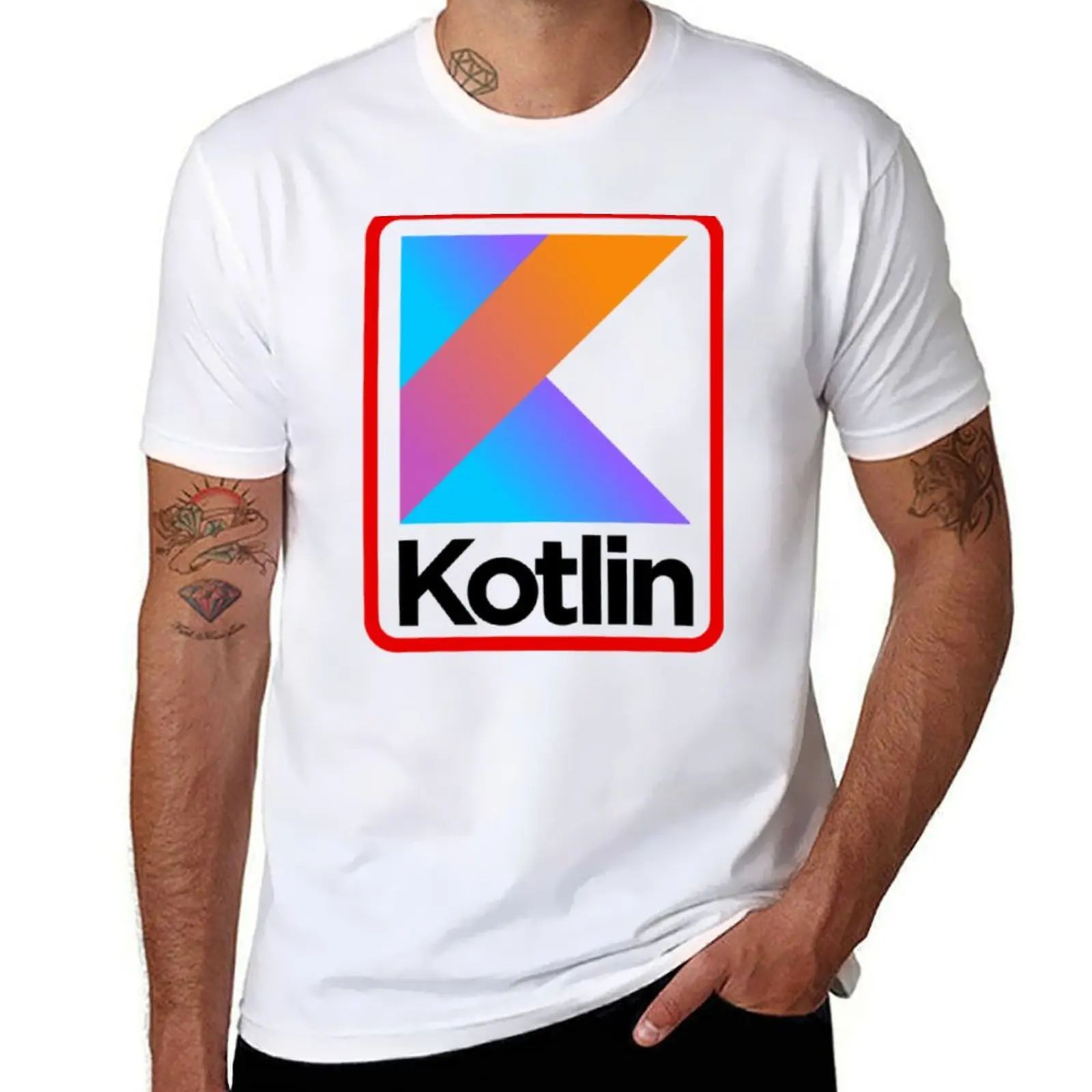 

Kotlin Retro Design T-Shirt t shirt man designer cotton t shirt man T-Shirt