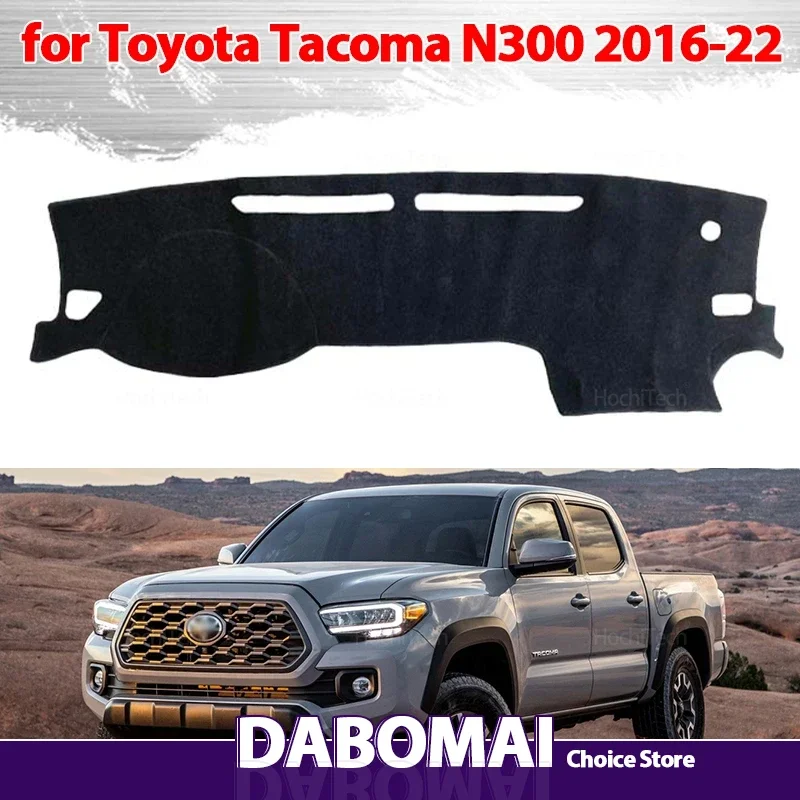 

Dashboard Cover Dash Board Mat Carpet Pad Sunshade Cushion Car Visor Accessories for Toyota Tacoma N300 2016-2022 2018 2019