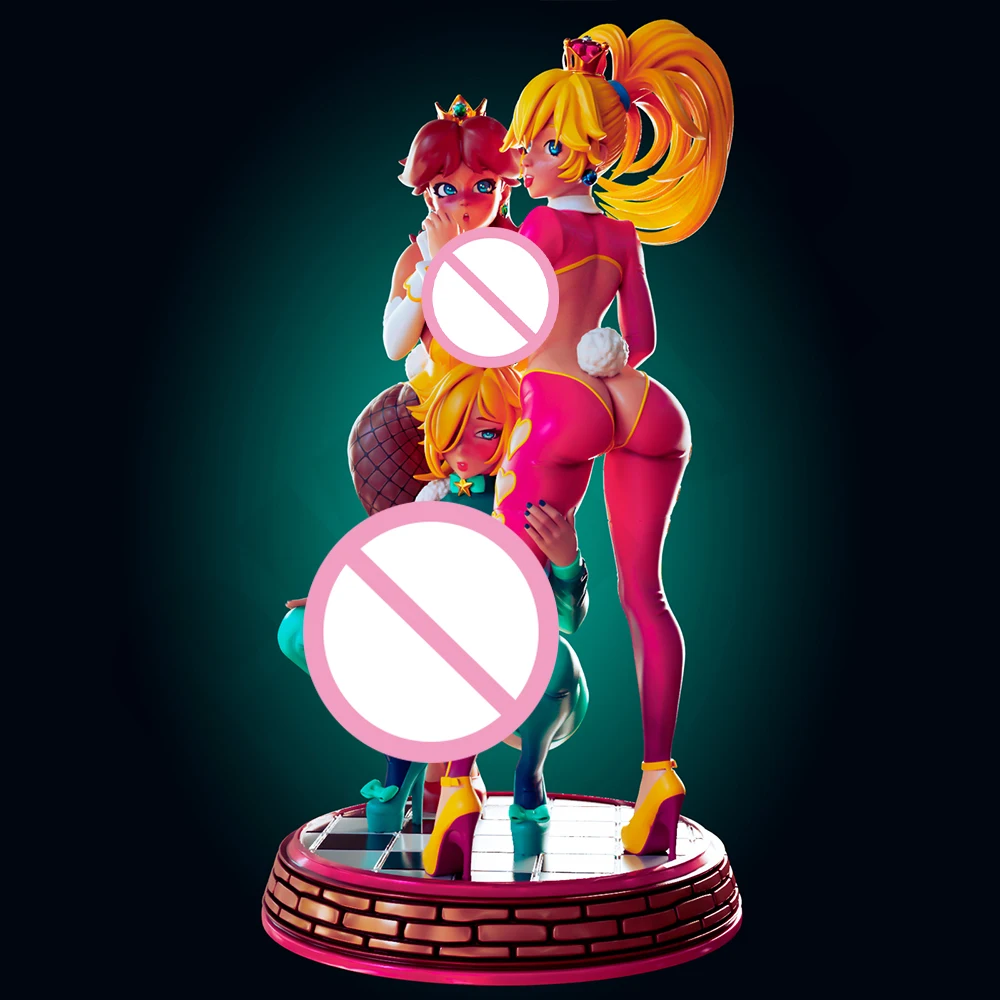 1:24 FUTA Officier Rhu Trio Attached NSFW 3d Print Hars Speelgoed Kit Gk Ongeverfd Beeldje Diy Ongemonteerd Standbeeld Figuren Model Speelgoed