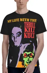 My Life with The Thrill Kill Kult T Shirt Men's Fashion Tee Summer Round Neck Short Sleeves Tops