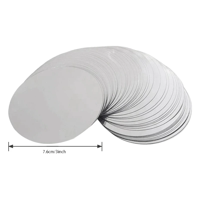 シルバーワイン注ぎディスク、ドリッププルーフドリップ、注ぎ口、薄いスライス、ワイン注ぎ口、注ぎ口、3インチ、150個