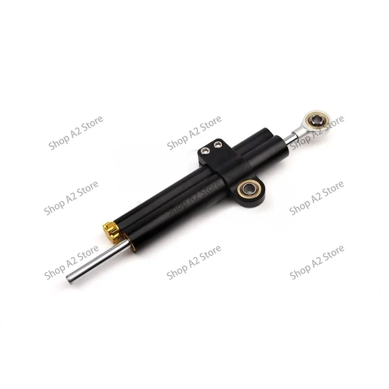 Motorcycle modification accessories universal short double tube titanium ruler directional damper anti-shake head balance bar