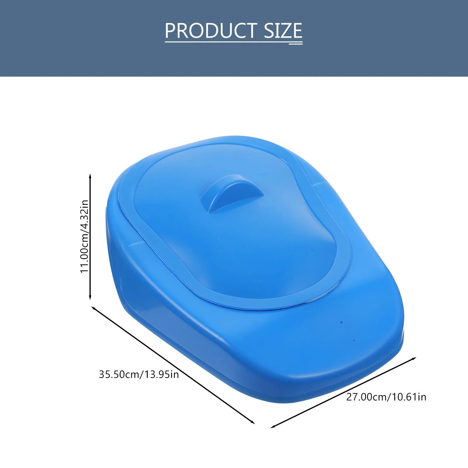 غطاء Bedpan البلاستيك صينية سرير الكبار شكل احيط لكبار السن المريض المنزل استخدام قابلة لإعادة الاستخدام مستلزمات المستشفى مرحاض الطوارئ #4