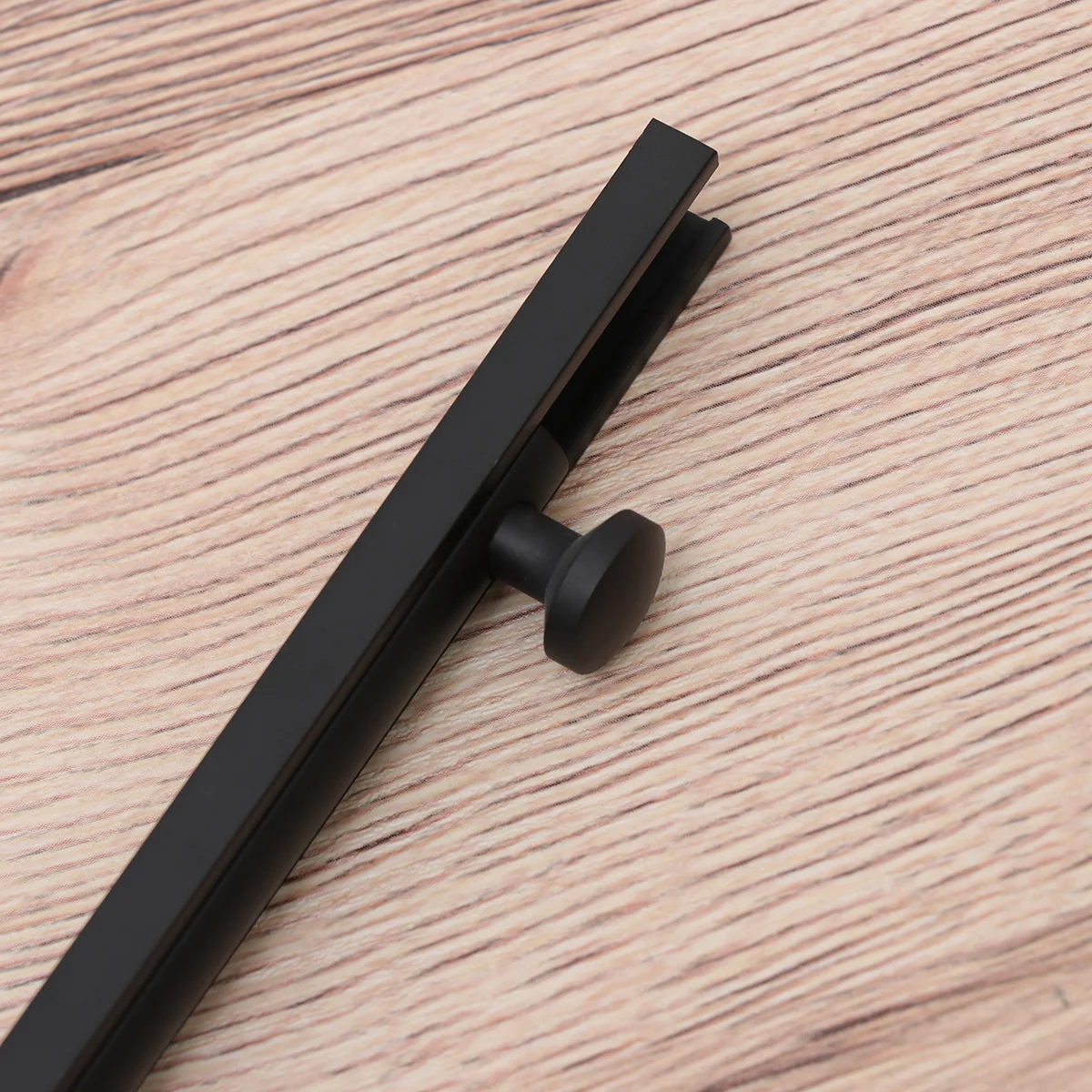 

Copper Safety Bolts Latch 4 Inch Matte Black For Fire Door Anti-Theft Lock Buckle Invisible Flush Mount Door Hardware