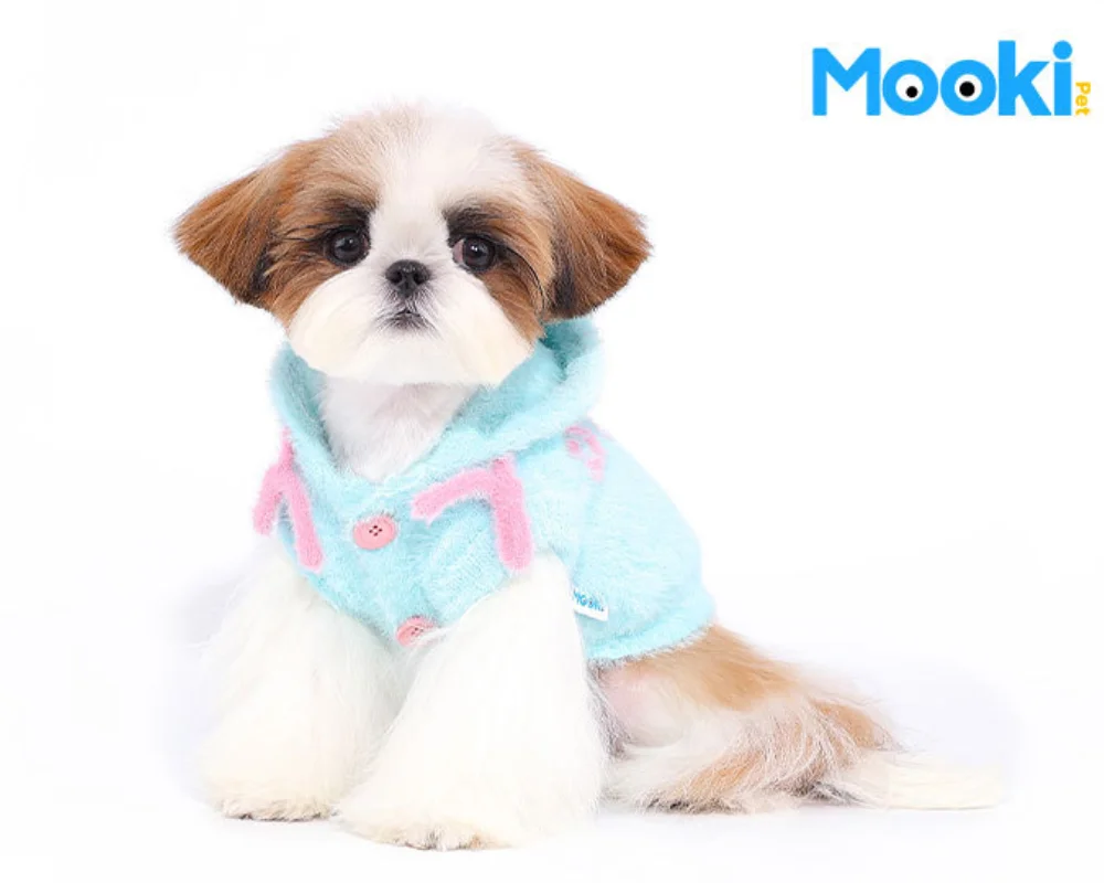 Plush Monochromatic Sweater for Small Dogs, Pet Clothes, Base Coat, Puppy Clothes, Little Dog Clothing, Autumn and Winter