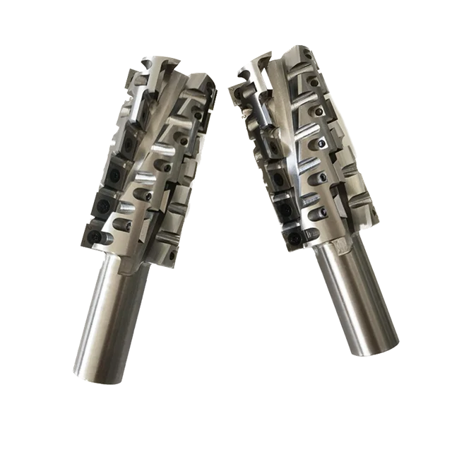 Carbide insert bearing 20 * 50 * 50mm spindle milling cutter for trimming wood modified board surfacing