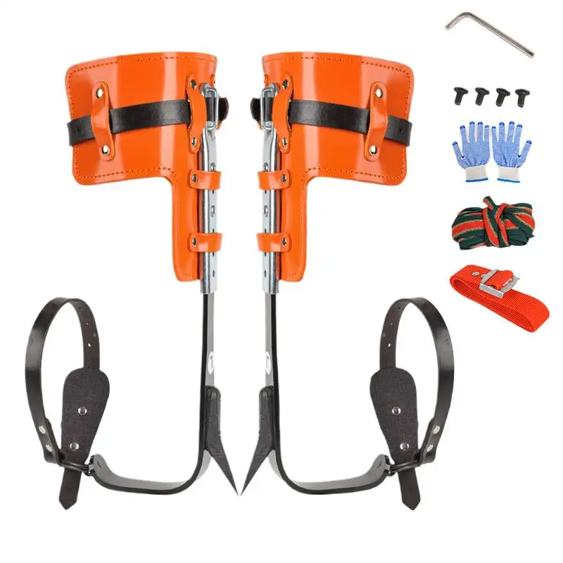 

Tree Climbing Gear For Tree Work Fruit Picking Height Adjustable Spurs Spikes Kit High Strength Workers Safety Accessories