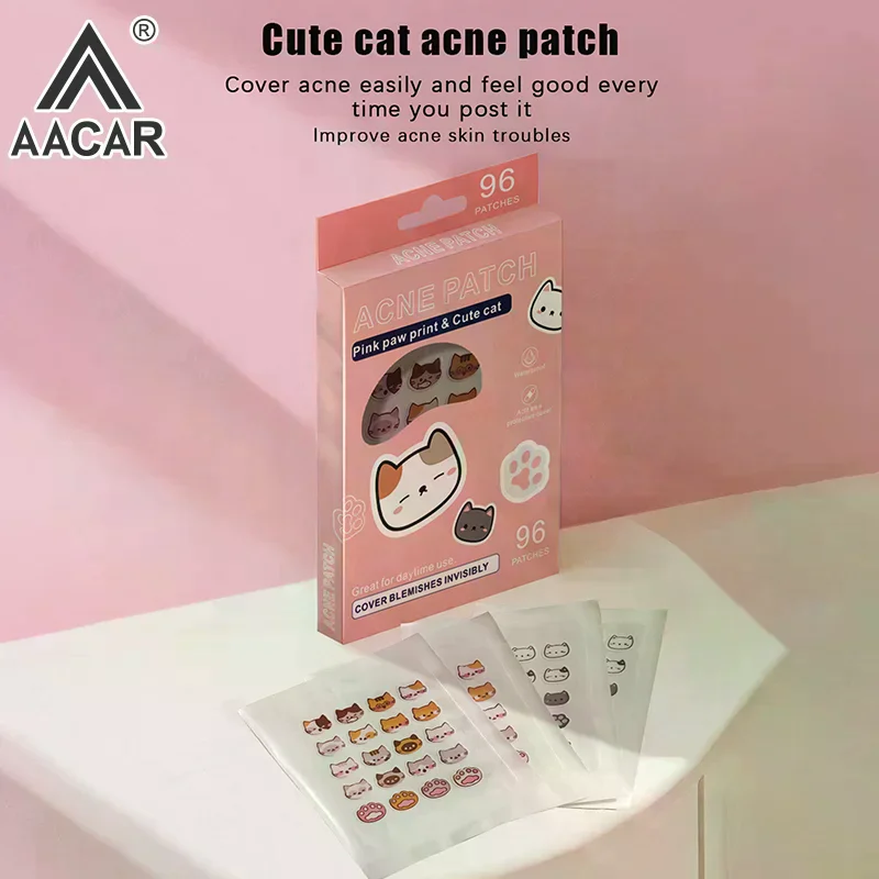 96-patches Acne-patches Verwijdering Puistje-patches Vlekken Marks Concealer Reparatiesticker Waterdicht