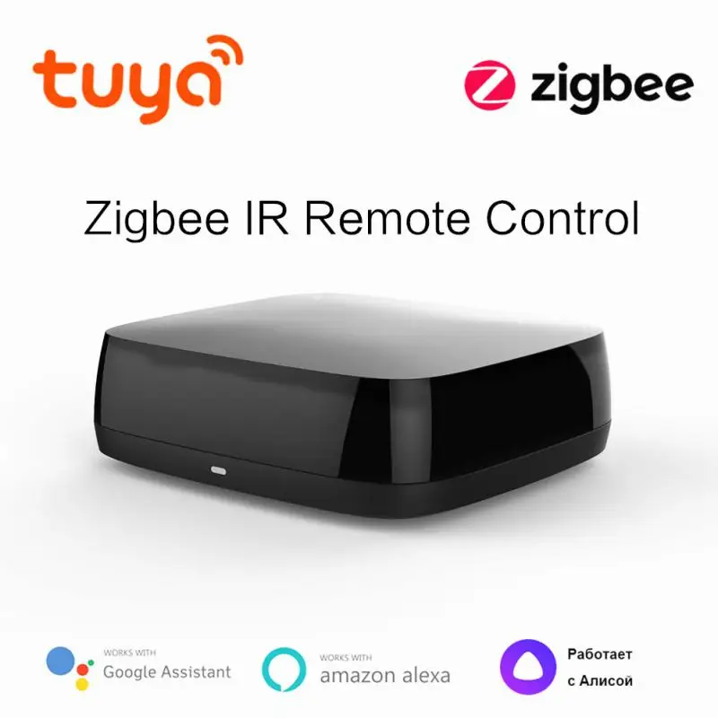 Tuya Zigbee IR Remote Control for Air Conditioner TV Smart Home Infrared Universal Remote Controller For Alice Alexa Google Home